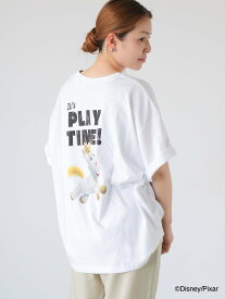 Lugnoncure 【Pixar】トイストーリー/プリントTシャツ (バターカップ) テチチ トップス カットソー・Tシャツ ホワイト グレー【送料無料】