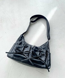 repipi armario リボンフラップショルダー レピピアルマリオ バッグ ショルダーバッグ シルバー ブラウン ホワイト ブラック ピンク イエロー ブルー【送料無料】