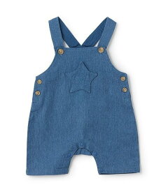 【SALE／50%OFF】petit main ホシポケットサロペット ナルミヤオンライン マタニティウェア・ベビー用品 ベビートップス カーキグリーン ブルー