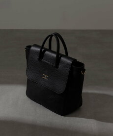 YOUNG & OLSEN The DRYGOODS STORE YOUNG&OLSEN/EMSSED LEATHER DELUXE TOTE S セットアップセブン バッグ トートバッグ ブラウン ブラック【送料無料】