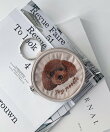 ●カラビナ付き アニマル刺繍丸型ポーチ