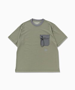 and wander pocket T �A���h�����_�[ �g�b�v�X �J�b�g�\�[�ET�V���c �u���b�N �l�C�r�[ �z���C�g�y���������z