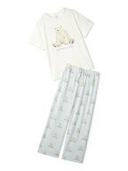 gelato pique 【ONLINE限定】【接触冷感】シーアニマル柄ワンポイントTシャツ&ロングパンツセット ジェラ…