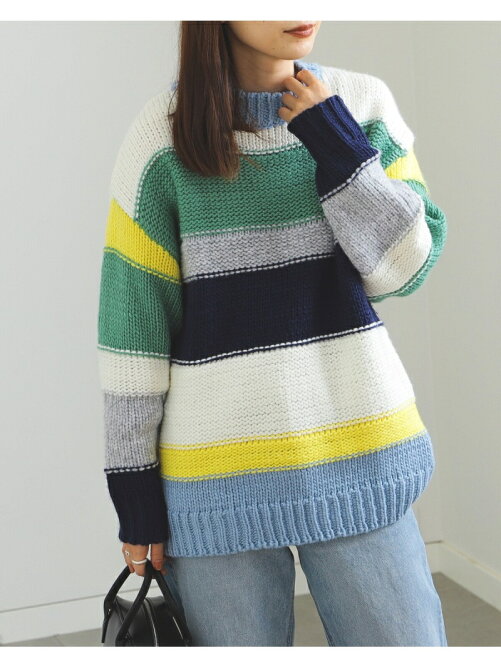 Beams Heart Beams Heart カラフル ボーダー ニット Rakuten Fashion 楽天ファッション 旧楽天ブランドアベニュー Ep8539