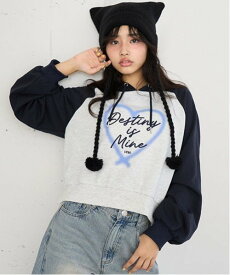 【SALE／60%OFF】Lovetoxic 【LTXC】ラグランプルパーカ ナルミヤオンライン トップス パーカー・フーディー ブラック パープル ネイビー