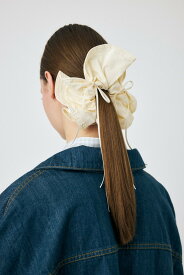 【SALE／30%OFF】MOUSSY BIG RIBBON シュシュ マウジー 帽子 その他の帽子 ブラック ホワイト