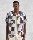 ディドコットシャツ GRID FLORAL