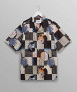 ディドコットシャツ GRID FLORAL