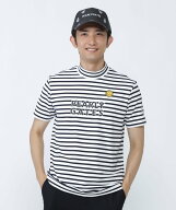 PEARLY GATES ベアカノコ半袖ハイネックカットソー ＜ボーダー柄＞ パーリーゲイツ トップス その他のト…