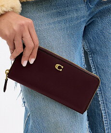 COACH 【公式】エッセンシャル スリム アコーディオン ジップ ウォレット コーチ 財布・ポーチ・ケース 財布 レッド【送料無料】