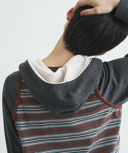CODE A Girls department Club�bFINE RIB CAP SCARF �R�[�h�G�[ �t�@�b�V�����G�� �X�J�[�t�E�o���_�i �O���[�y���������z