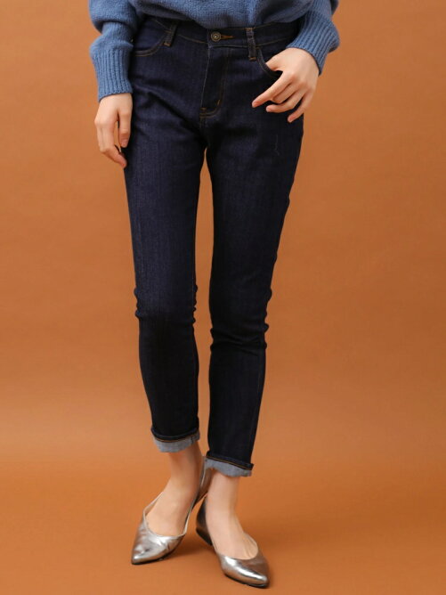 Green Parks 裏起毛デニムスキニーパンツ Rakuten Fashion 楽天