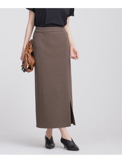 Nano Universe 思いきり洗えるニット サイドスリットスカート Rakuten Fashion 楽天ファッション 旧楽天ブランドアベニュー Bg2540