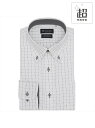 【SALE／37%OFF】BRICK HOUSE by Tokyo Shirts 【超形態安定】 ボタンダウン 長袖 形態安定 綿100% ワイシャツ BM01I503AA16B4V-35 トーキョーシャツ スーツ・フォーマル Yシャツ・カッターシャツ グレー