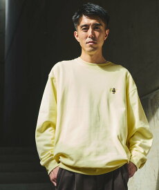 【SALE／10%OFF】UNITED ARROWS green label relaxing 【別注】＜ROSTER BEAR＞GLR 刺しゅう ロゴ スウェット ユナイテッドアローズ グリーンレーベルリラクシング トップス スウェット・トレーナー イエロー グレー ブラック パープル【送料無料】