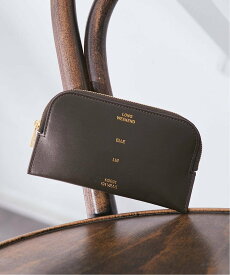 VERMEIL par iena 《予約》ORSETTO オルセット フラグメントケース ロゴカラー別注 W155 H85mm ヴェルメイユ パー イエナ 財布・ポーチ・ケース 財布 ブラウン【送料無料】