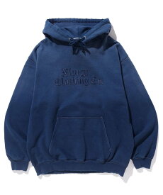 XLARGE OLD ENGLISH BLEACHED HOODED SWEATSHIRT パーカー XLARGE エクストララージ トップス パーカー・フーディー ブラック グリーン ネイビー【送料無料】