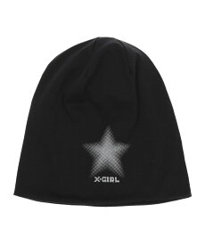 X-girl DOTTED STAR BEANIE ビーニー X-girl エックスガール 帽子 ニット帽・ビーニー グレー【送料無料】