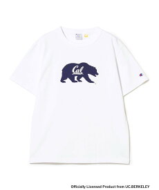 BEAMS BOY Champion / USA TEE ビームス ウイメン トップス カットソー・Tシャツ ホワイト ネイビー【送料無料】