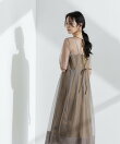 kaene/シャンブレーキャミドッキングドレス