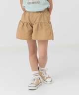 【SALE／61%OFF】chil2 ナイロンフレアパンツ チルツー パンツ キュロット ブラック カーキグリーン ベー…