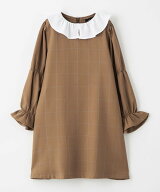 【SALE／70%OFF】UNITED ARROWS green label relaxing チェック シロエリ ワンピース / キッズ 100cm-130…