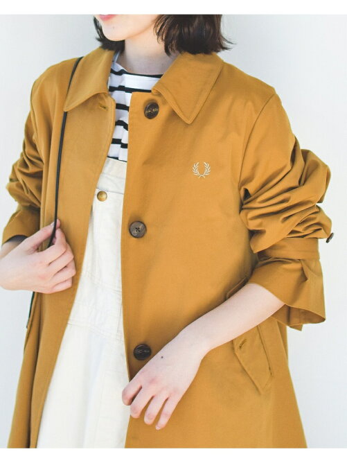 Beams Women Fred Perry Ray Beams 別注 オーバー コート フレッドペリー Rakuten Fashion 楽天ファッション 旧楽天ブランドアベニュー Em9542