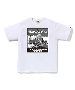 A BATHING APE BASE CAMP TEE �A �x�C�V���O �G�C�v �g�b�v�X �J�b�g�\�[�ET�V���c �z���C�g ���b�h�y���������z