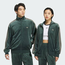 adidas 【公式】アディダス adidas FB TT VELOUR / ファイヤーバード トラックトップ ベロア アディダス トップス その他のトップス グリーン【送料無料】