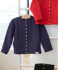 agnes b. ENFANT M001 E CARDIGAN キッズ カーディガンプレッション [Made in France] アニエスベー トップス カーディガン ブルー【送料無料】