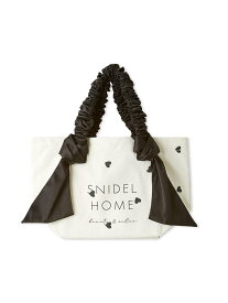 SNIDEL HOME オーガニックキャンバストート -SMALL-(HEART) スナイデルホーム バッグ その他のバッグ ベージュ ブラック【送料無料】