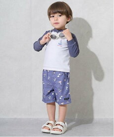 petit main 【SWIM】BOYSアソートセットアップ水着 ナルミヤオンライン 水着・スイムグッズ 水着 グレー ブラウン ブルー