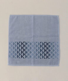 COMME CA MEN 鱗柄 ハンカチタオル コムサメン ファッション雑貨 ハンカチ・ハンドタオル ネイビー ブルー