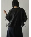 ギャザースリーブシアーブルゾン