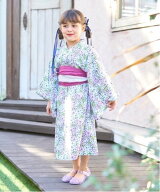 【SALE／65%OFF】Lycee mine 【浴衣】すぽっと着やすい♪ 柄アソート・ワンピースタイプ(帯2枚セット) ナ…