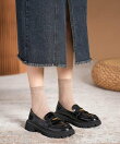 上品で歩きやすい旬の厚底ローファー シューズ 靴 大人かわいい 足元 定番