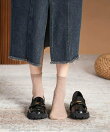 上品で歩きやすい旬の厚底ローファー シューズ 靴 大人かわいい 足元 定番