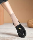 上品で歩きやすい旬の厚底ローファー シューズ 靴 大人かわいい 足元 定番