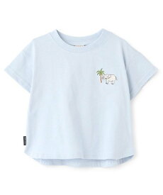 【SALE／44%OFF】petit main 【GOODPRICE冷感/WEB限定価格】刺しゅう半袖Tシャツ ナルミヤオンライン トップス カットソー・Tシャツ ホワイト ネイビー グリーン ブルー