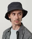 BEAUTY&YOUTH UNITED ARROWS ReNYLON ワッシャー バケットハット ビューティー＆ユース　ユナイテッドアローズ 帽子 ハット ブラック グレー【送料無料】