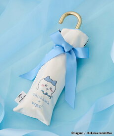 A/C DESIGN BY ALPHA CUBIC 【Wpc.】ちいかわ ほめられリボン ミニ 遮光 日傘 折りたたみ【完全遮光100%・完全UVカット率100%・軽量】 エーシーデザインバイアルファキュービック ファッション雑貨 折りたたみ傘 ホワイト【送料無料】