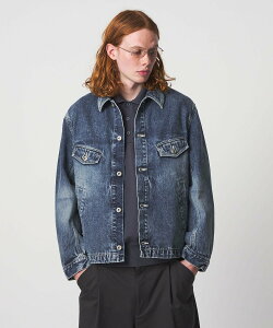 UNITED ARROWS & SONS ��UNITED ARROWS & SONS�� BLEACH DENIM JACKET/�f�j���W���P�b�g ���i�C�e�b�h�A���[�Y �W���P�b�g�E�A�E�^�[ �f�j���W���P�b�g �u���[ �O���[�y���������z