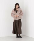ドットティアードニットドッキングワンピース