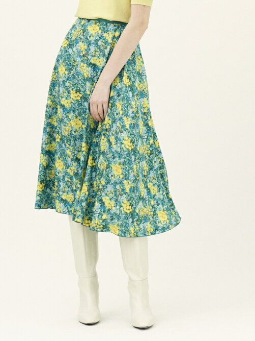 Tomorrowland ウィンドフラワープリント アシンメトリータックフレアスカート Rakuten Fashion 楽天ファッション 旧楽天 ブランドアベニュー Ca6545