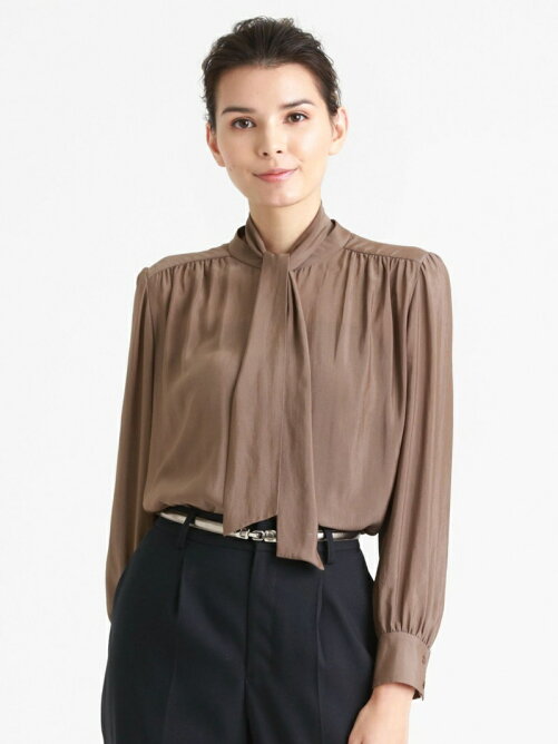 Paul Stuart ミューフェスジョーゼット ブラウス ウォッシャブル Rakuten Fashion 楽天ファッション 旧楽天ブランドアベニュー Er6545