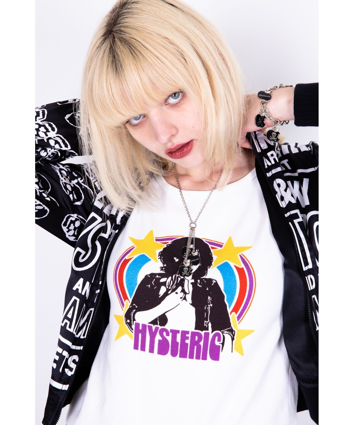 HYSTERIC GLAMOUR/(W)SKULL APPLE ネックレス