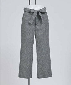 【SALE／50%OFF】Mademoiselle NON NON 水撚り千鳥&グレンチェックパンツ マドモアゼルノンノン パンツ その他のパンツ ブルー ブラック【送料無料】