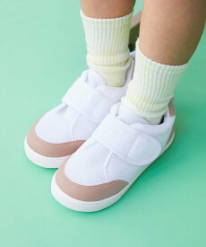 devirock ベルトでサイズ調整できる メッシュ上履き(上靴)インソール2枚付き 子供服 26SS デビロック シューズ・靴 スリッポン ブルー パープル ピンク グレー グリーン