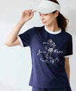 フラミンゴプリント半袖プルオーバー/セットアップ対応・UV・吸水速乾