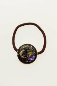 欧州航路 ムーンスターヘアゴム アミナコレクション ヘアアクセサリー ヘアゴム ブラック ホワイト オレンジ ブルー